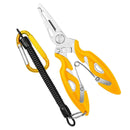 2 PCS Lure Fishing Pliers Hook Picker Lure Pliers + Anti-lost Rope(Yellow)