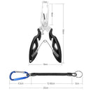 2 PCS Lure Fishing Pliers Hook Picker Lure Pliers + Anti-lost Rope(Blue)