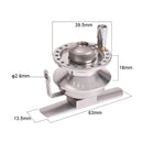 LEO 27758 Side Foot Front Reel With Guide Ring Ice Fishing Reel, Specification: BLT-40 Right Hand