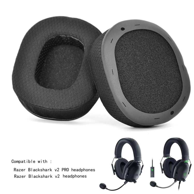 2 PCS Sponge Cover Ear Pads for Razer BlackShark V2 /V2 Pro,Style: 19B32