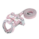 2 PCS Bow-knot Anti-breakaway Adjustable Cat Leash S(Pink)
