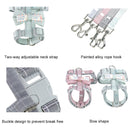 2 PCS Bow-knot Anti-breakaway Adjustable Cat Leash L(Grey)