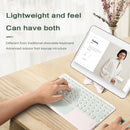 H01A 10 Inch Mini Portable Universal Wireless Bluetooth Keyboard with Touch(Pink)