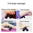 Neck and Shoulder Pain Relieve Pillow Neck Stretcher Body Massager(Black)