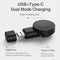 For Samsung Galaxy Watch 4 / 3 USB Mini Portable Watch Charger(Black)