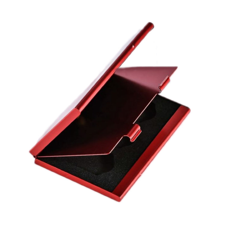 Game Card Storage Aluminum Alloy Organizer Pack For Nintendo Switch(Red)