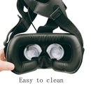 2 PCS PU Leather Face Foam Eye Mask Cover For HTC VIVE Headset VR(Thick 2cm)