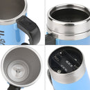 FX-589 400ml 304 Stainless Steel Automatic Stirring Coffee Cup(Green)