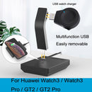 For Huawei Watch3 / Watch3 Pro / GT2 / GT2 Pro Earphone Phone Wireless Charger