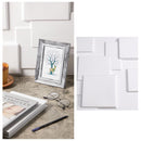 PVC Material Stereo 3D Shooting Background Board Photo Props,50 X 50cm(D095 Square Brick White)