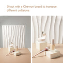 PVC Material Stereo 3D Shooting Background Board Photo Props,50 X 50cm(D094 European -style White)