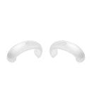 1 Pair Controller Grip Anti-collision Silicone Ring for Oculus Quest2(Transparent)