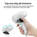 1 Pair Controller Grip Anti-collision Silicone Ring for Oculus Quest2(Transparent)