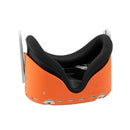Silicone Non-Slip Protective Cover for Oculus Quest2 VR Glasses Accessories(Orange)