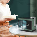 12W Water Cube Air Cooler Office Silent Air Conditioning Fan,Style: USB Plug -in(White)