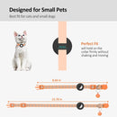 Pet Cat Reflective Collar with Bell for Airtag Tracker(Light Green)