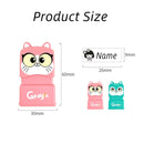 10 PCS Clothing Seal For Children Kindergarten Student Name Photosensitive Seal(Green)