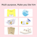 10 PCS Clothing Seal For Children Kindergarten Student Name Photosensitive Seal(Green)