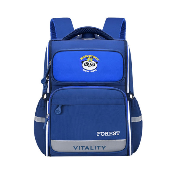 Top Bear W9808 Large-capacity Load-reducing Children Backpack, Size: L (Royal Blue+Blue)