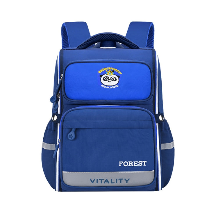 Top Bear W9808 Large-capacity Load-reducing Children Backpack, Size: L (Royal Blue+Blue)