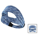 VR Glasses Head-mounted Breathable Sweat-proof Eye Mask(Blue White)