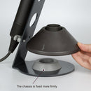 Punch Free Standing Hair Dryer Stand For Dyson 003 Silver