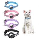 For Airtag Tracker Protective Cover Pet PU Collar, Specification: S(Pink)