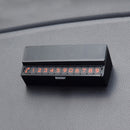 Sliding Cover Hidden Double Side Number Magnetic Suction Car Temporary Parking License(Black)