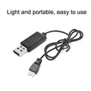10PCS USB Charging Cable 3.7V 350mAh Air To Air Plug Without Protecting For Drone(Black)