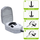 JYS JYS-OC007 For Oculus Quest 2 VR Glasses Handle Felt Drop Shockproof Storage Bag(As Show)