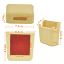 Vehicle Adhesive Mobile Phone Stand Card Cigarette Storage Box, Color: DM-004 Black