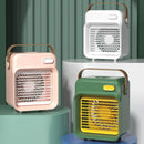 F05 Portable Portable Desktop Mini Spray Air Cooler, Style: Rechargeable(Cherry Pink)