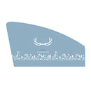 Car Window Magnet Sunshade Curtain Heat Insulation Sun Block, Style: Positive Driver (Antlers)