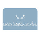 Car Window Magnet Sunshade Curtain Heat Insulation Sun Block, Style: Rear Square Shape (Antlers)