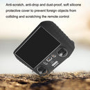 Sunnylife For Mini 3 Pro DJI RC Remote Control Silicone Protective Case, Style: With Hood (Black)