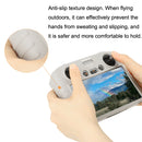 Sunnylife For Mini 3 Pro DJI RC Remote Control Silicone Protective Case, Style: With Hood (Gray)
