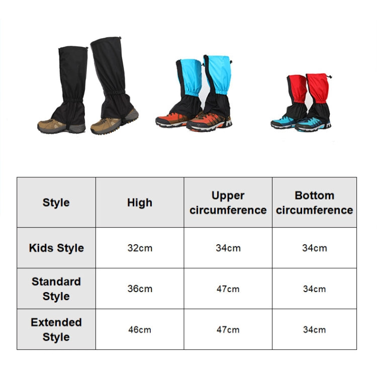 Outdoor Snow Desert Sand-proof Waterproof Foot Cover, Spec: Standard (Royal Blue)