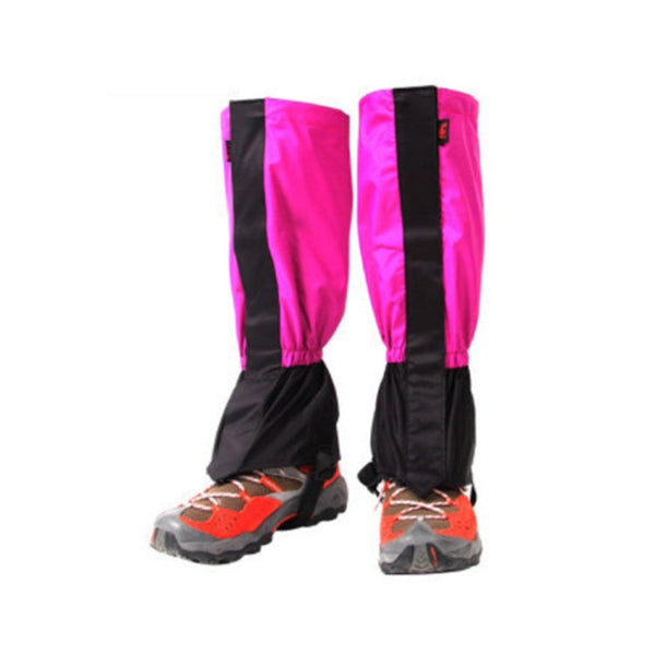 Outdoor Snow Desert Sand-proof Waterproof Foot Cover, Spec: Extended (Rose Red)