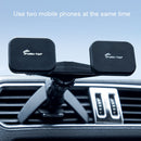 SUMITAP STH-S44Y Car Mobile Phone Double Head Magnetic Stand(Black)