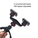 SUMITAP STH-S44Y Car Mobile Phone Double Head Magnetic Stand(Black)