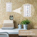 2 PCS Wall Hanging Checklist Memo Boards Adjustable Checklist Board,Style: My Chores