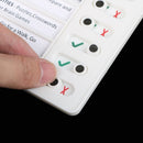 2 PCS Wall Hanging Checklist Memo Boards Adjustable Checklist Board,Style: Blank Paper Card