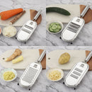 Stainless Steel Vegetable Cutter Grater, Specification: 4 Blades Colorful Box