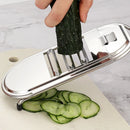 Stainless Steel Vegetable Cutter Grater, Specification: 4 Blades+Hand Guard Colorful Box