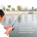 ZHANLANGWANG Carbon Throwing Pole Mini Short Rock Fishing Rod, Length: 2.4m(Black)