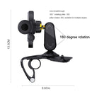 Car Center Console Sunshade Multi-function With Number Plate Navigation Phone Bracket(Black)