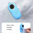 2 PCS Thumb Camera Silicone Case + Lanyard For Insta360 GO2(Black)