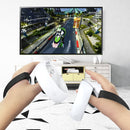 VR Controller Anti-collision Half-pack Silicone Protective Cover For Oculus Quest 2(White)