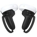 VR Controller Anti-collision Half-pack Silicone Protective Cover For Oculus Quest 2(Black)