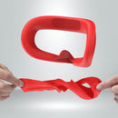 VR Glasses Lens Shell Handle Protective Case For Oculus Quest 2(Red)